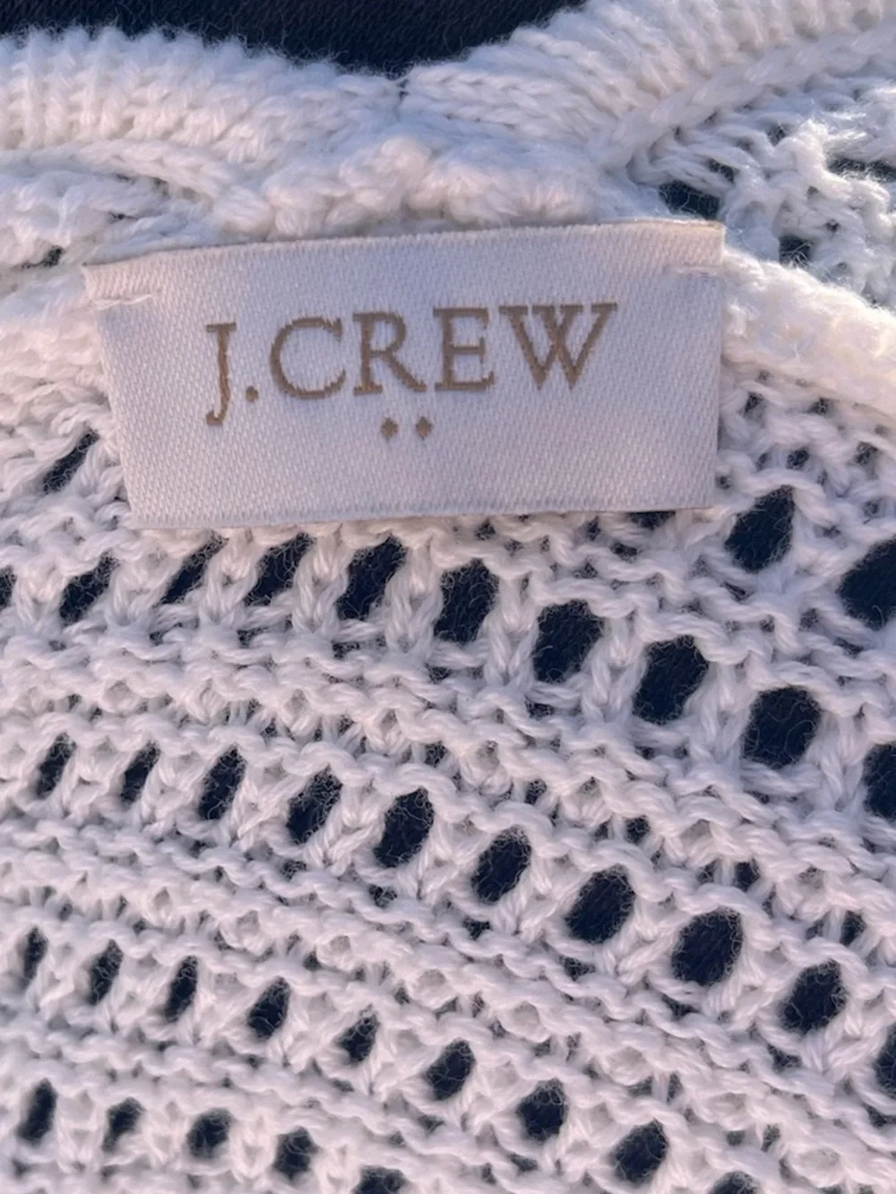 J. Crew open weave